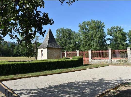 Le terrain de boule